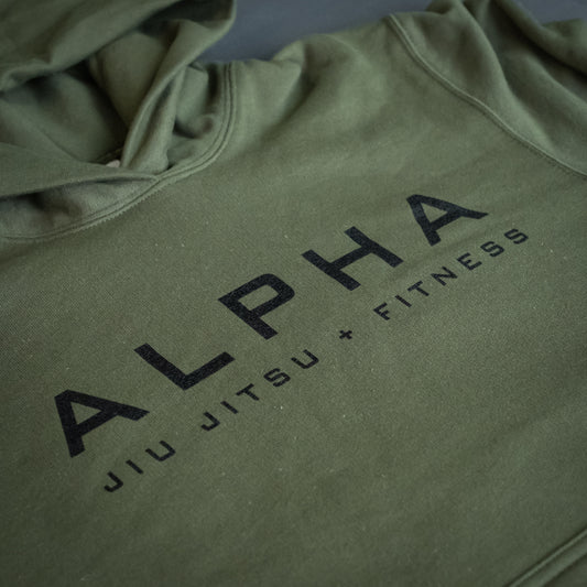 Alpha Hoodie Green Youth & Adult